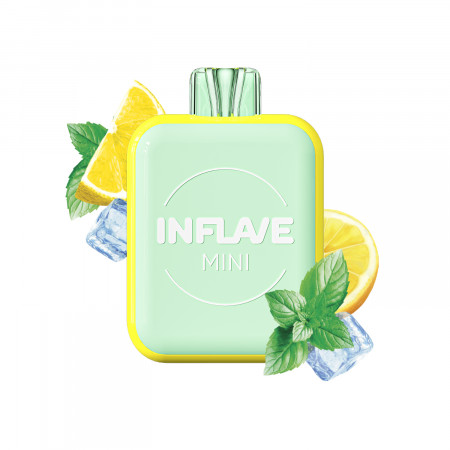 Электронная сигарета Inflave Mini 1000 затяжек Лимон Мята