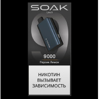 Электронная сигарета SOAK 9 Персик Лимон (Peach Lemon)