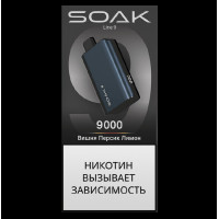 Электронная сигарета SOAK 9 Вишня Персик Лимон (Cherry Peach Lemon)