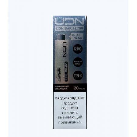 Электронная сигарета UDN BAR 12700 Гранат Клубника