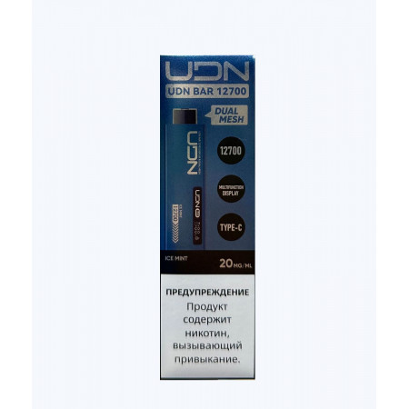 Электронная сигарета UDN BAR 12700 Ледяная Мята