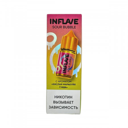 INFLAVE BUBBLE Кислая маракуйя гуава 30мl. 2%